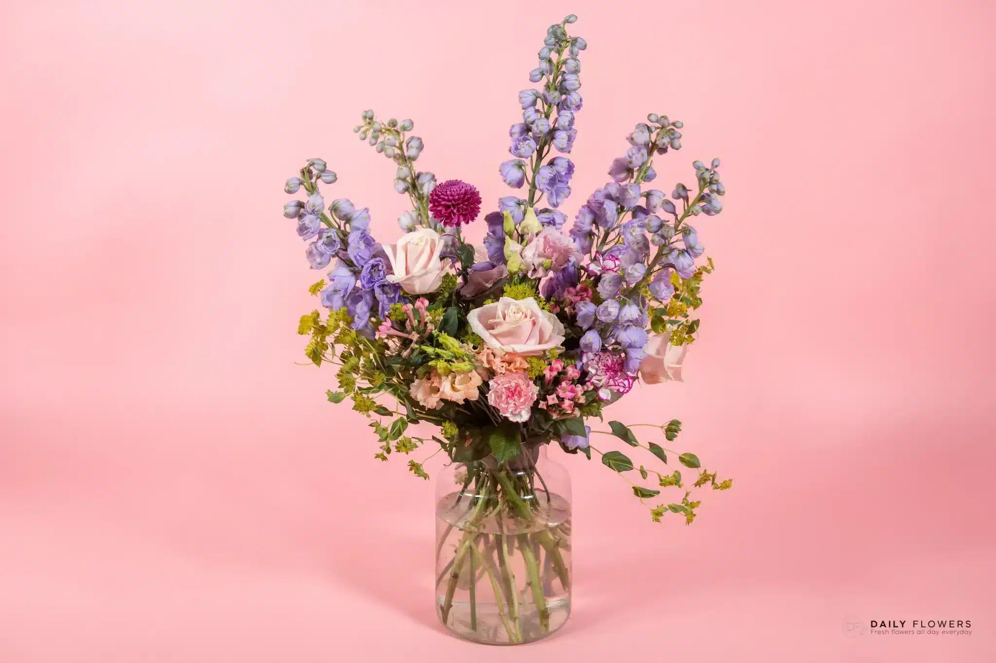Big bouquet of colorful flowers
