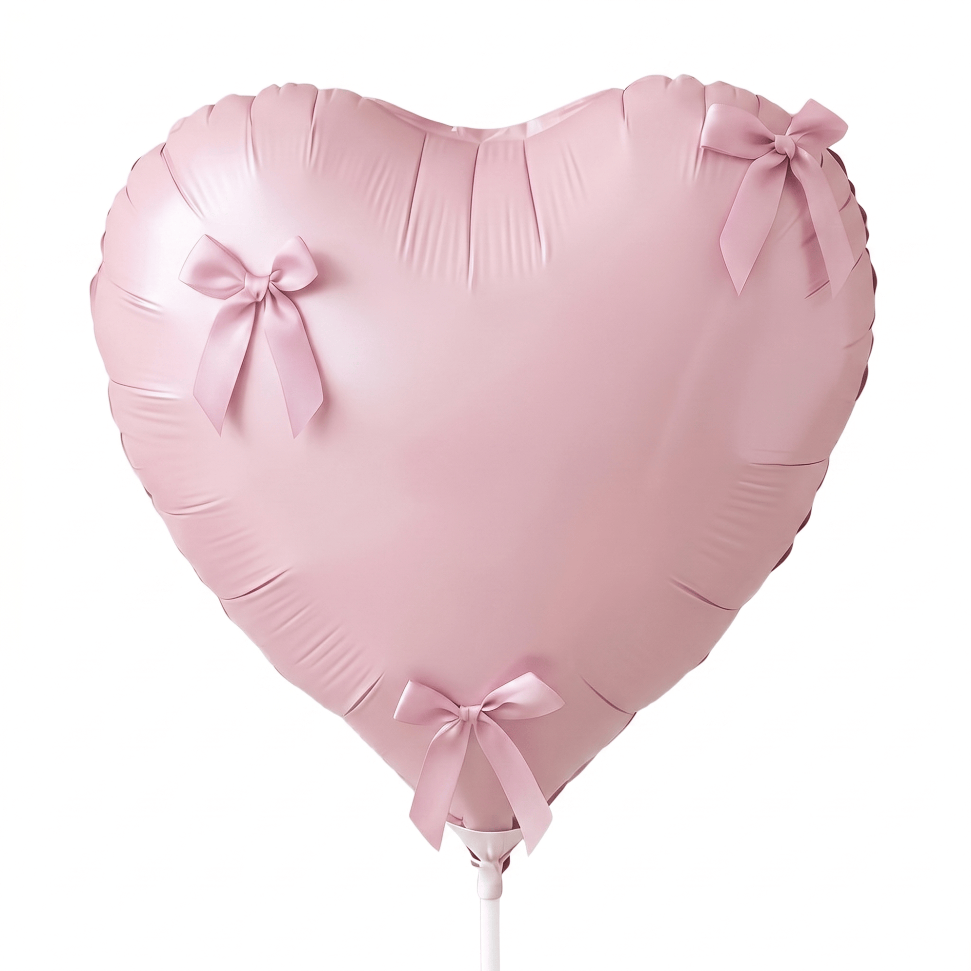 Hart Ballon met strikjes - Helium Ballon