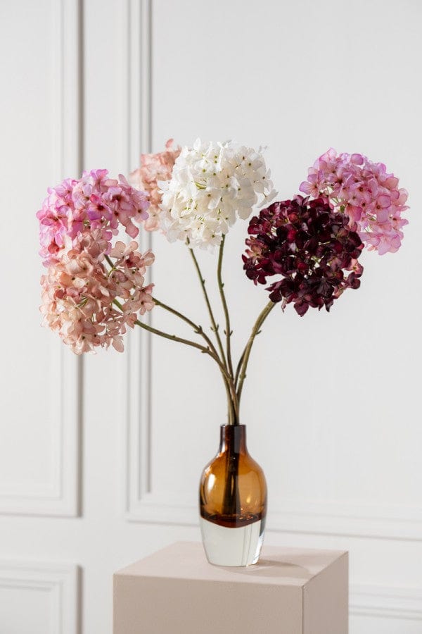 Silk Hydrangea Stem - Pink