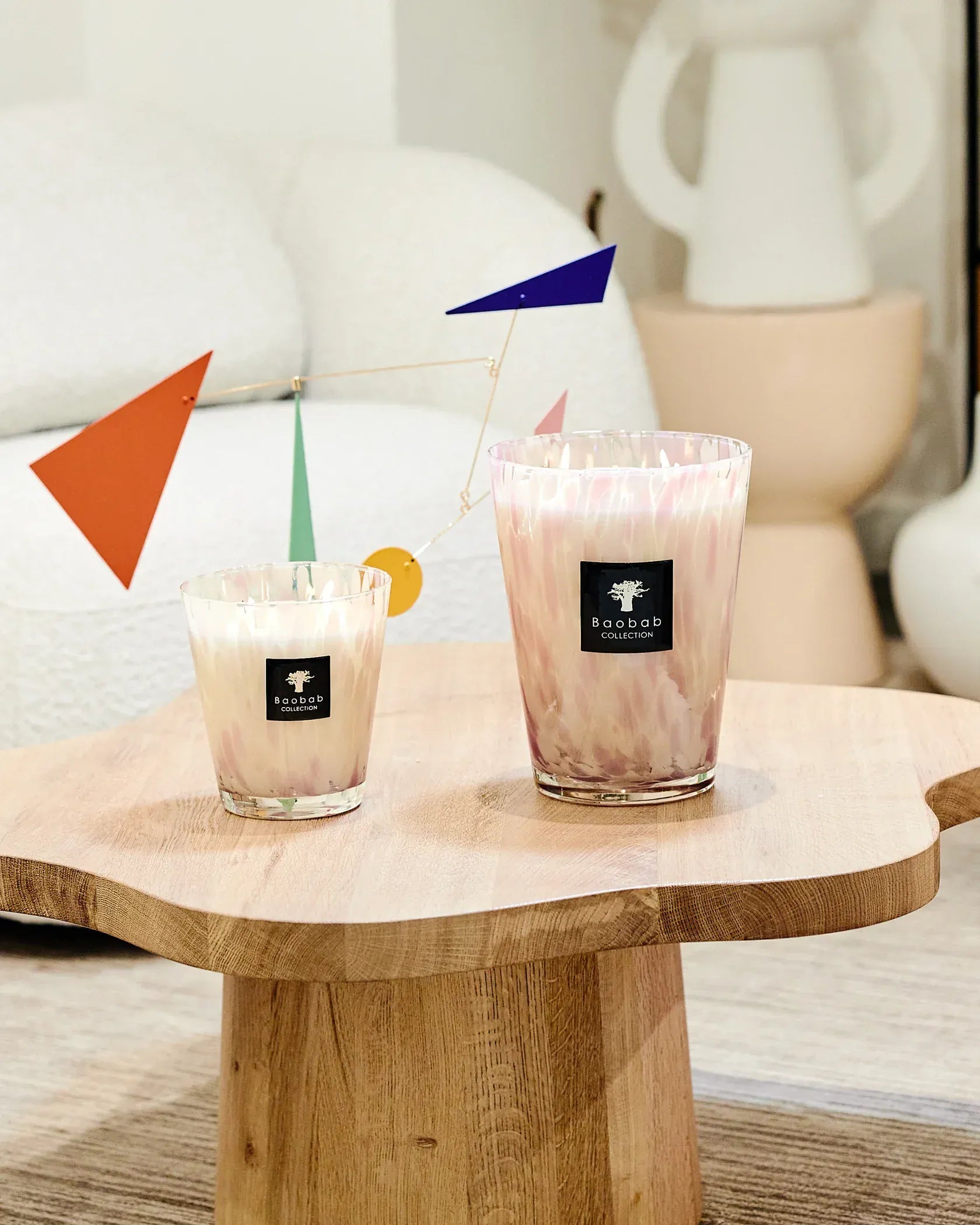 Geurkaars - Pearls Black