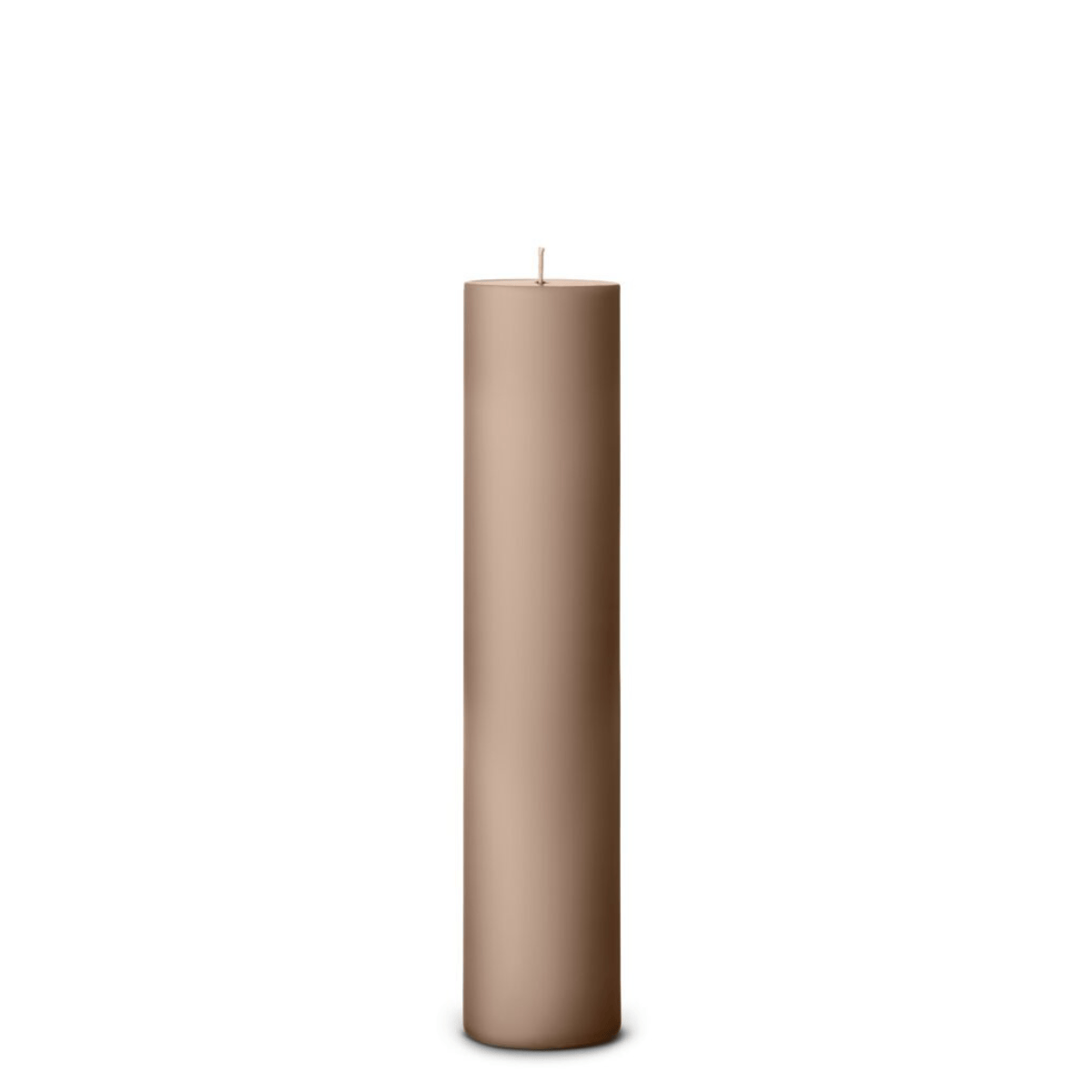 Soft Clay pillar candle detail