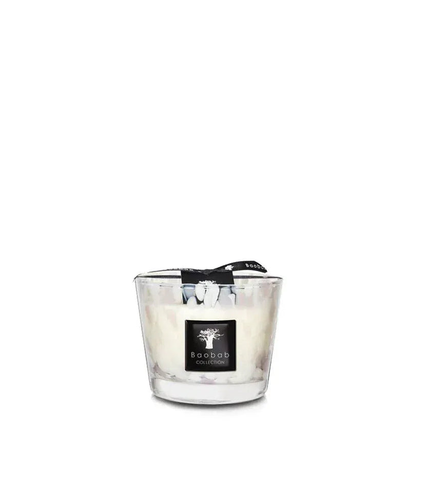 Baobab Scented Candle - Pearls White