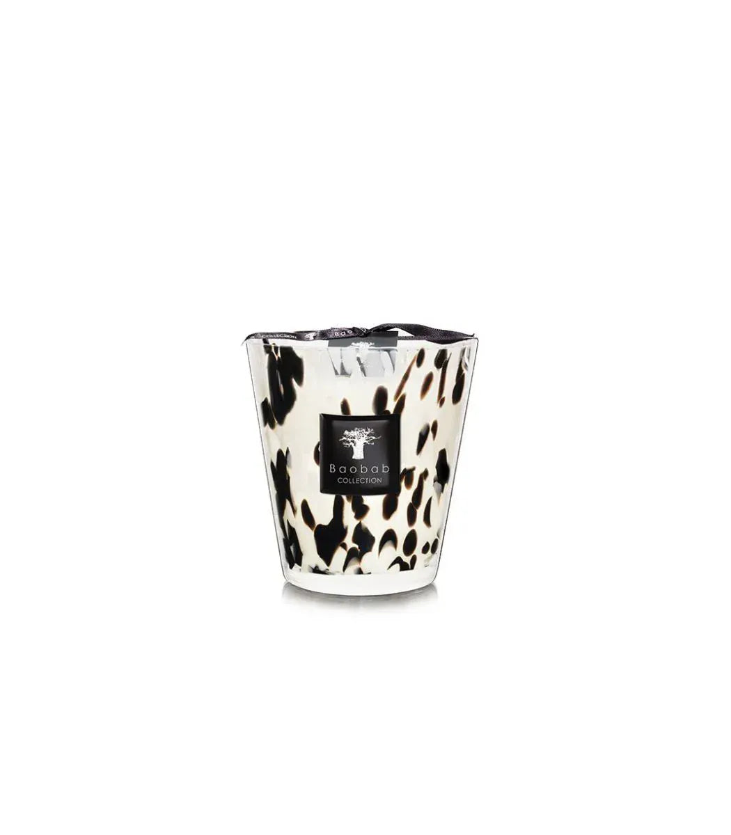 Geurkaars - Pearls Black