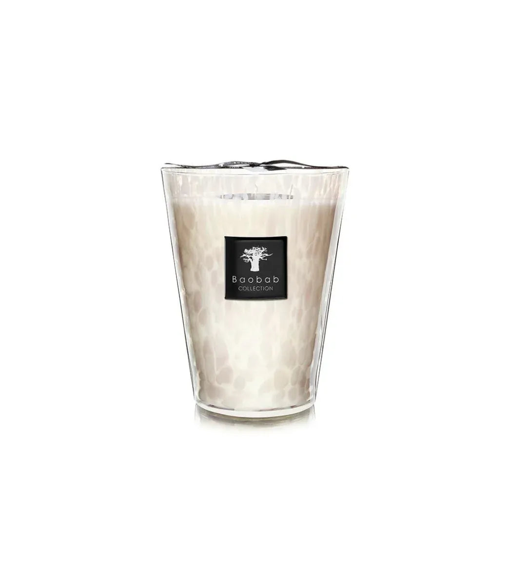 Geurkaars - Pearls Black