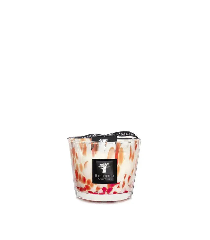 Baobab Scented Candle - Pearls Coral