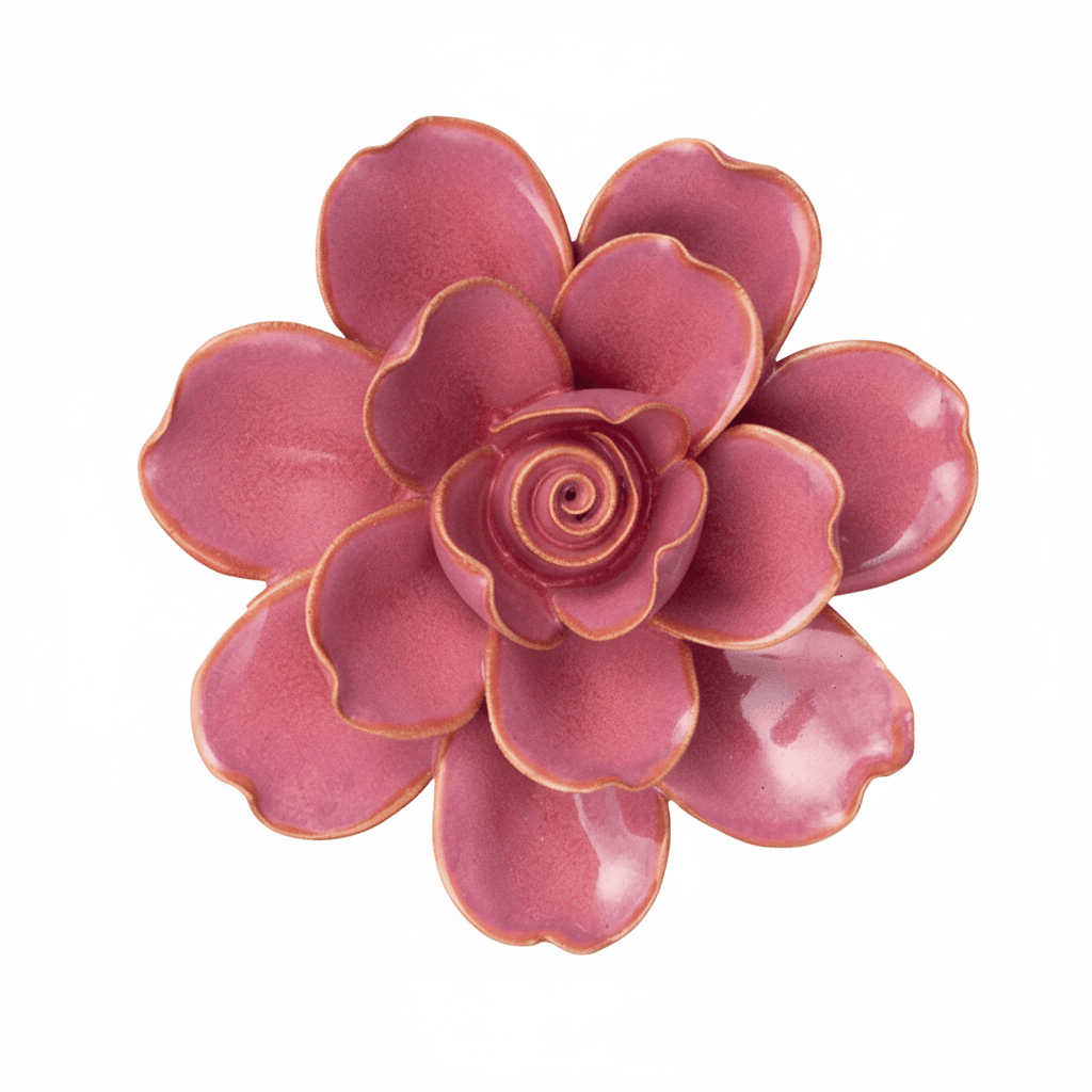 Ceramic flower - Blush Pink Tahitian Gardenia