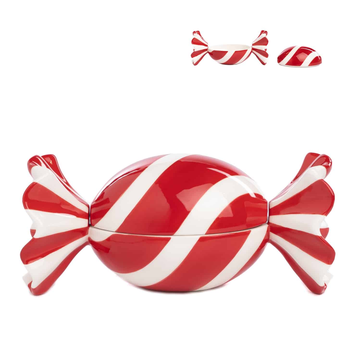 Swirl stripe candy box – 21 cm
