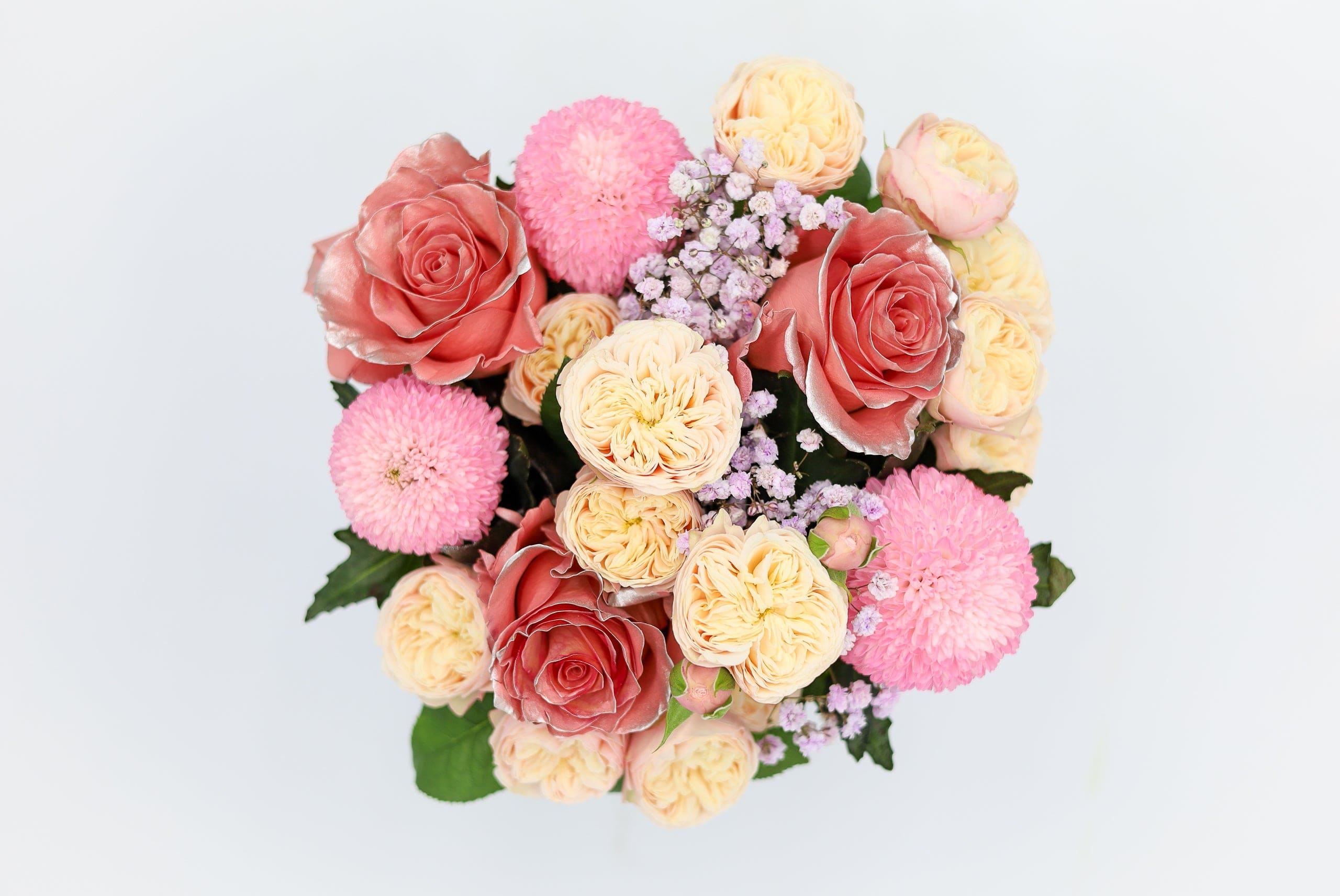 Bloemen in hoedendoos - Cherry Blossom Chic