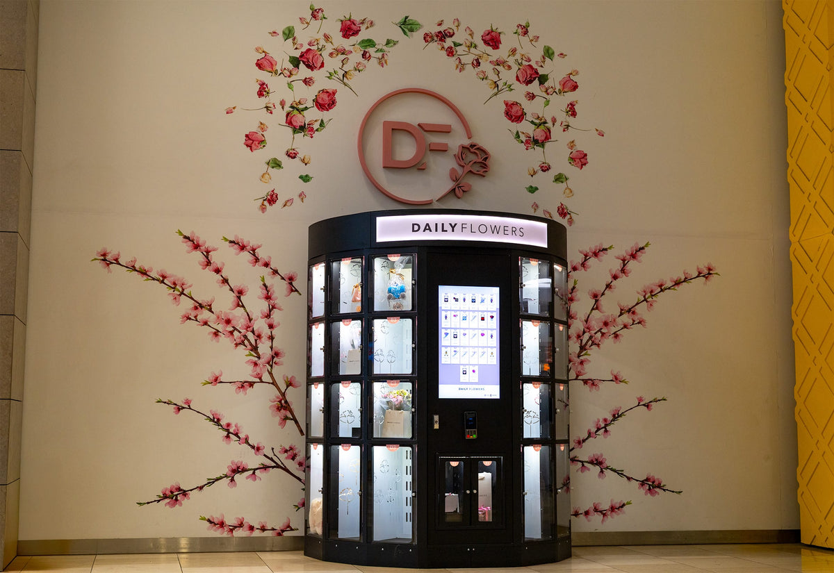 Daily Flowers Automated Flower Store in Hoog Catharijne Utrecht