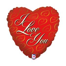 I love you - Helium balloon