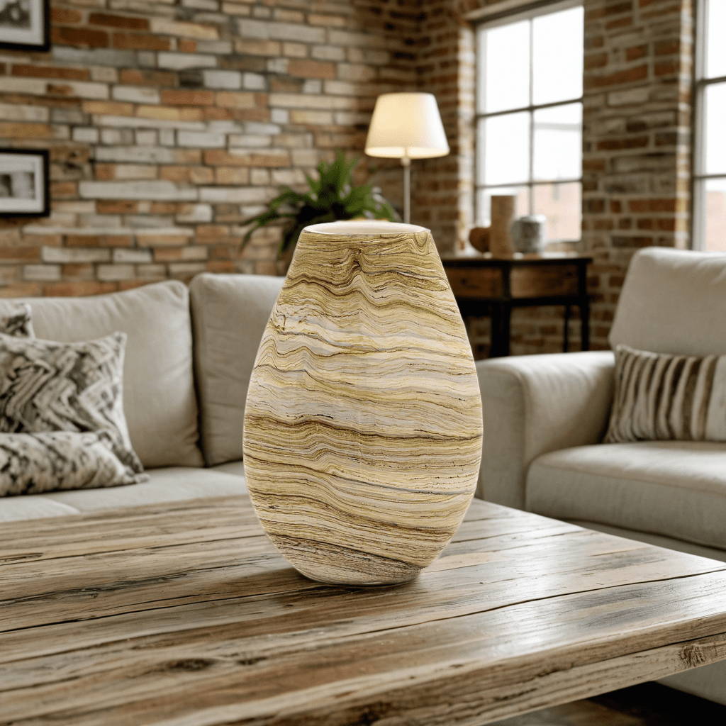 Vase organic - stoned H40