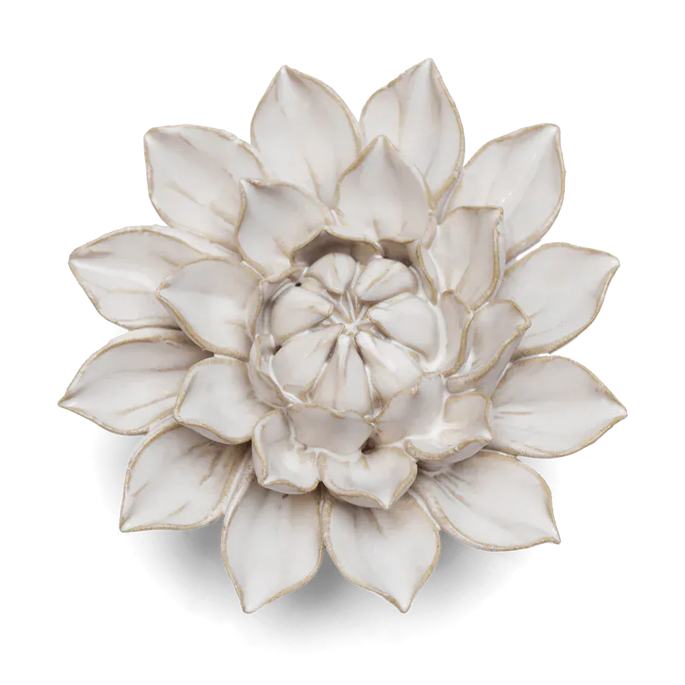 Ceramic flowers - Ivory Monch Aster