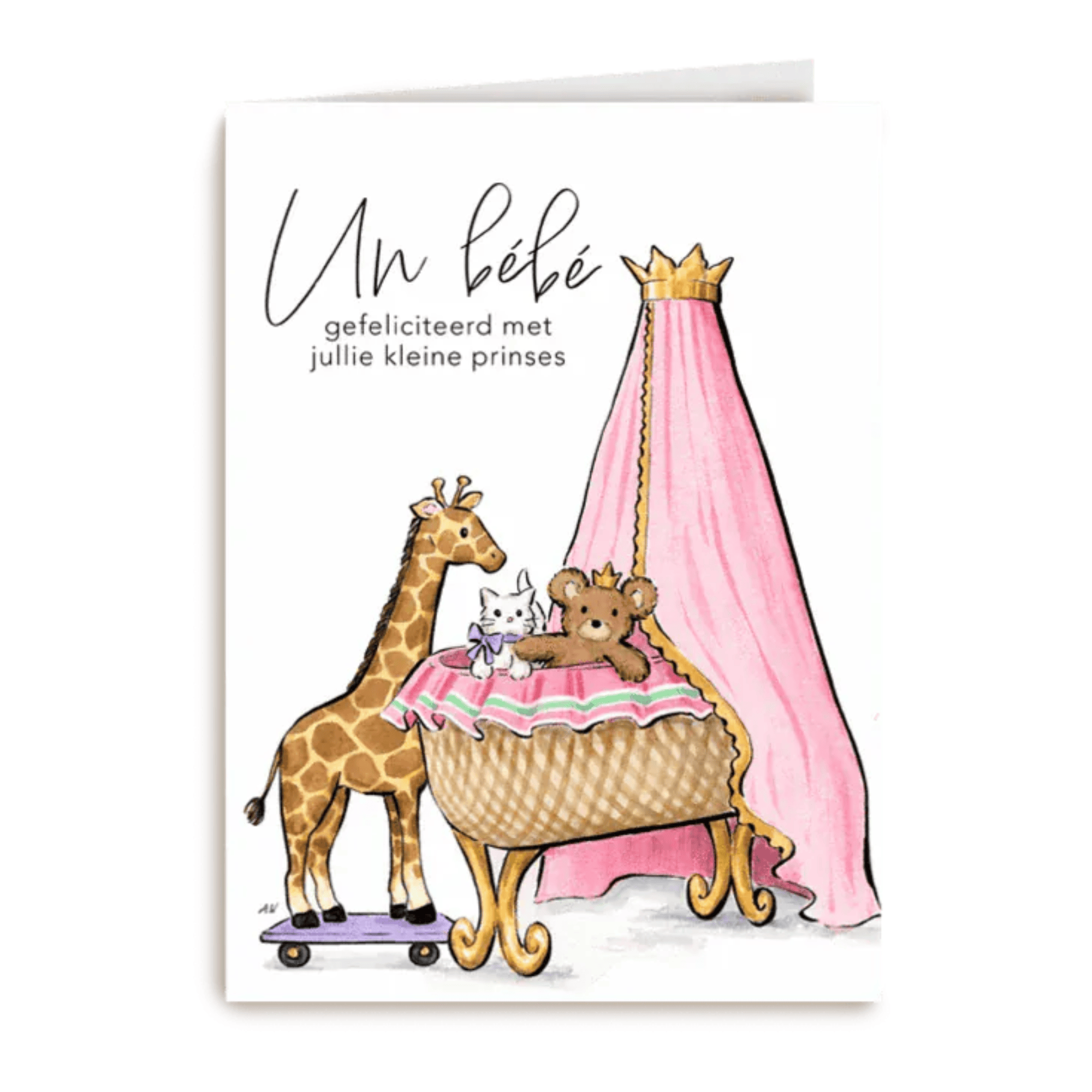 Geboorte meisje kaart