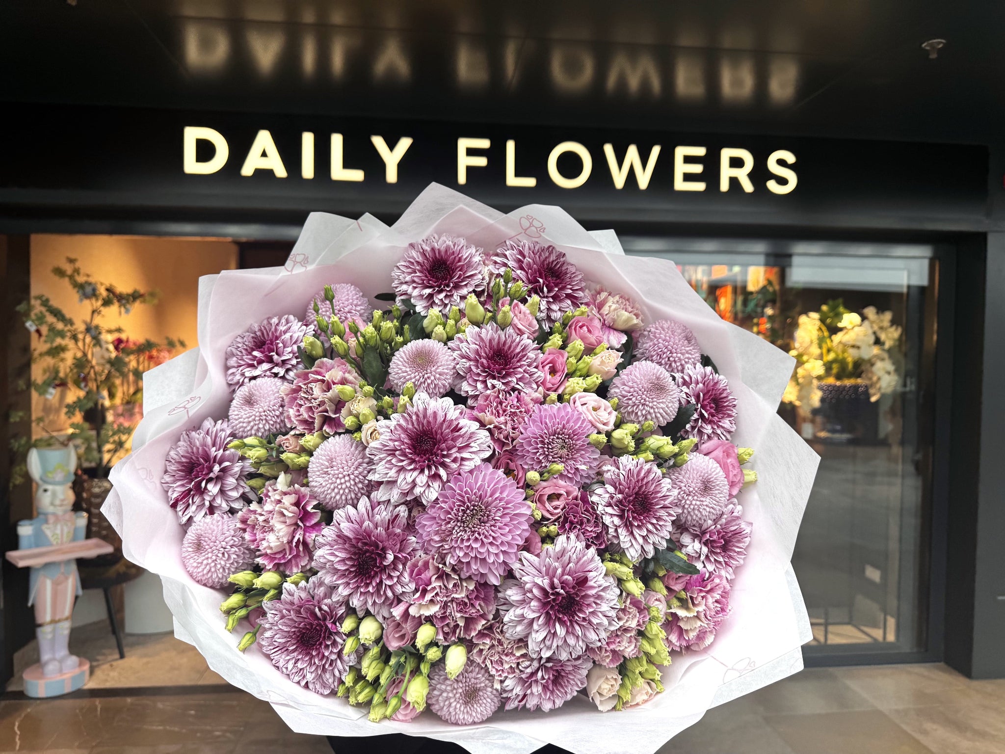 Pink Spring Garden flower bouquet Daily Flowers Amsterdam