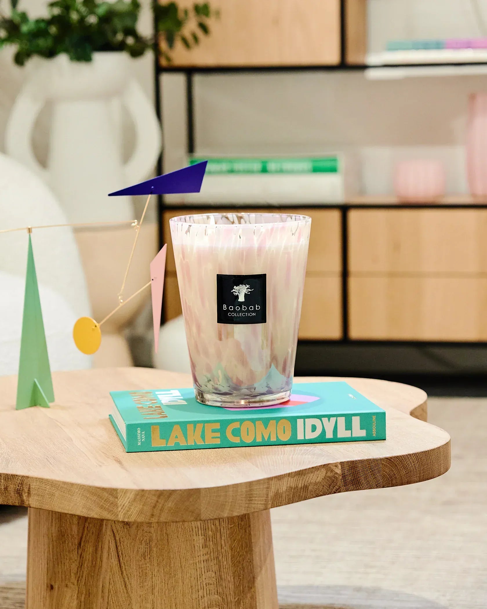 Geurkaars - Pearls Black