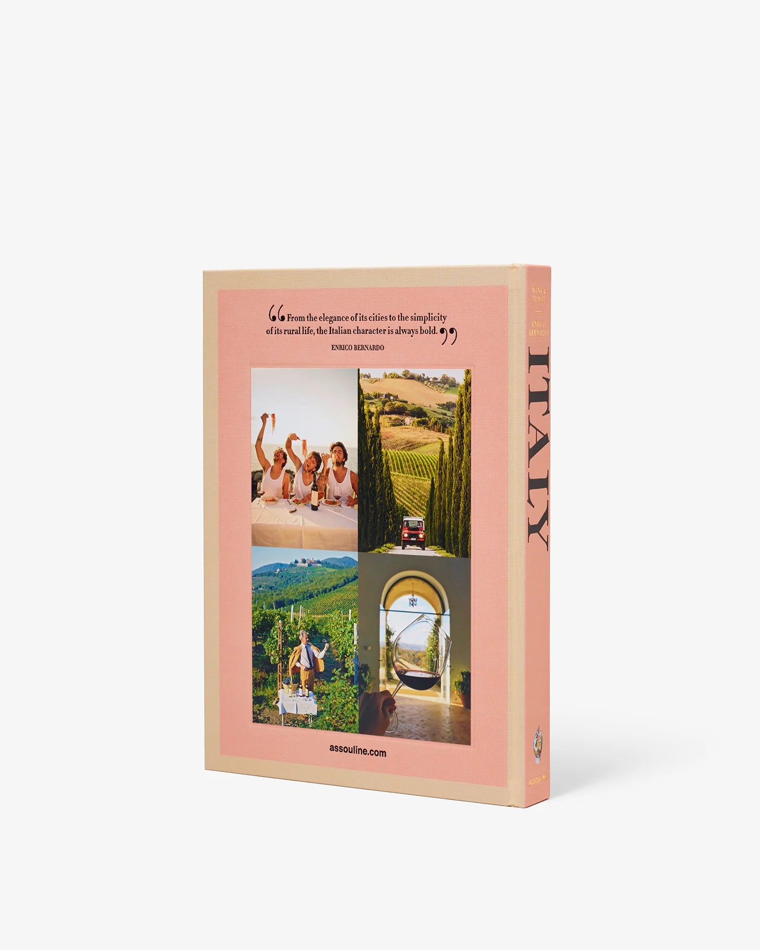 Assouline coffee table book - Wine & Travel Italy