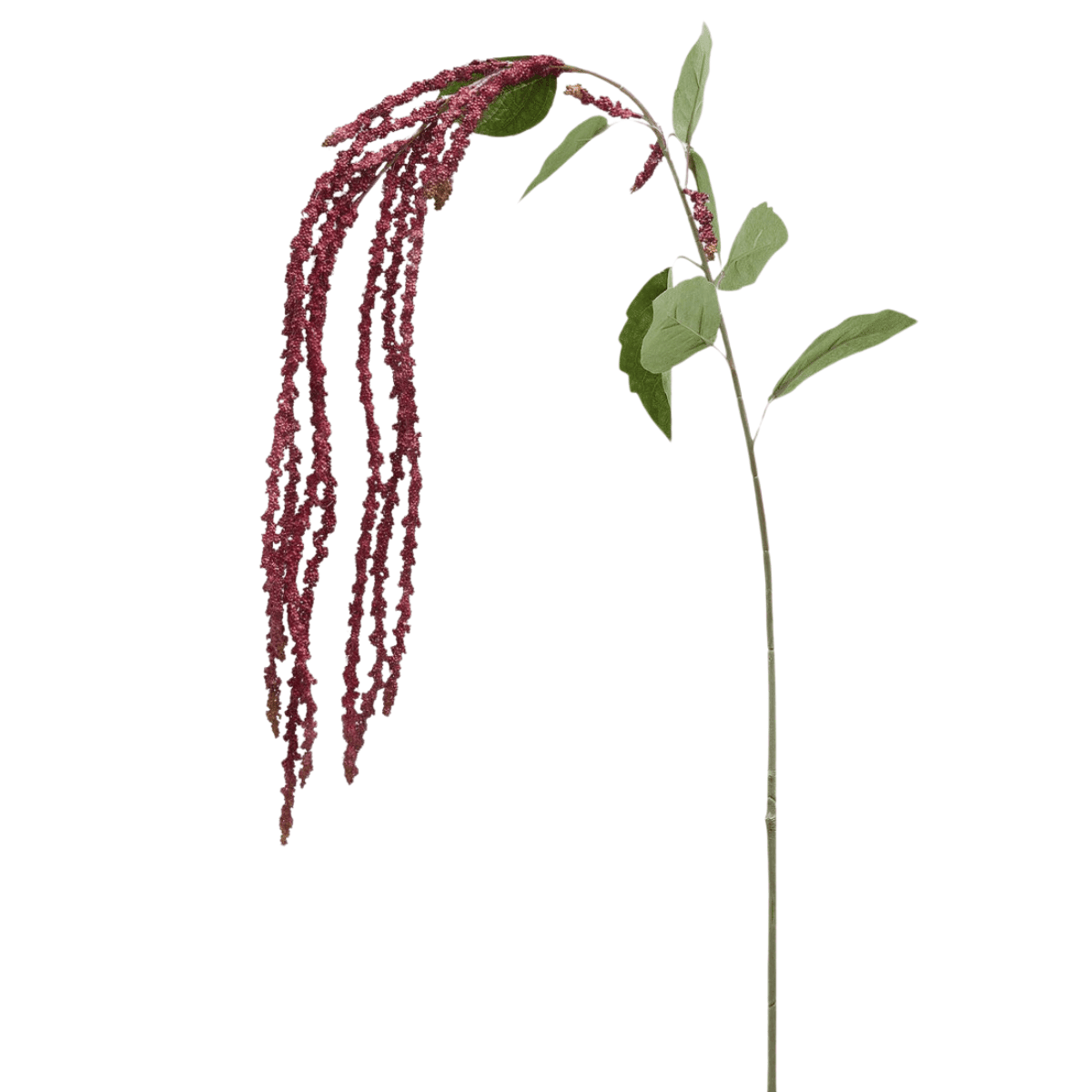 Artificial Amaranthus burgundy stem