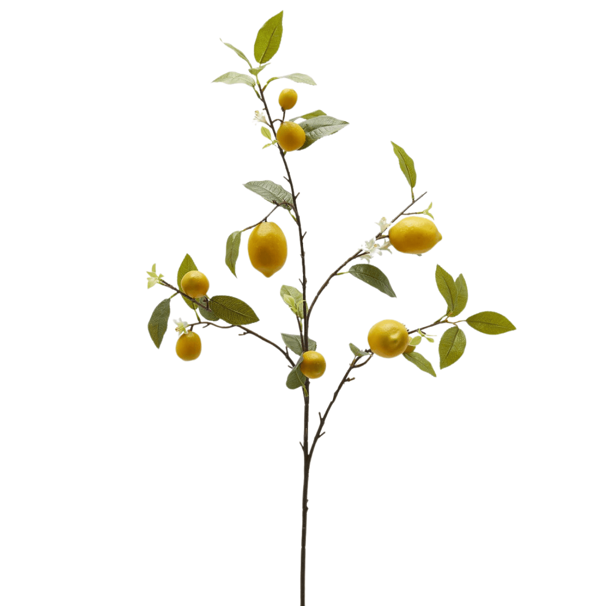 Artificial lemon blossom branch