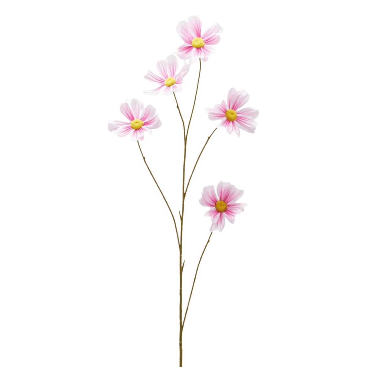 Pink artificial cosmos branch