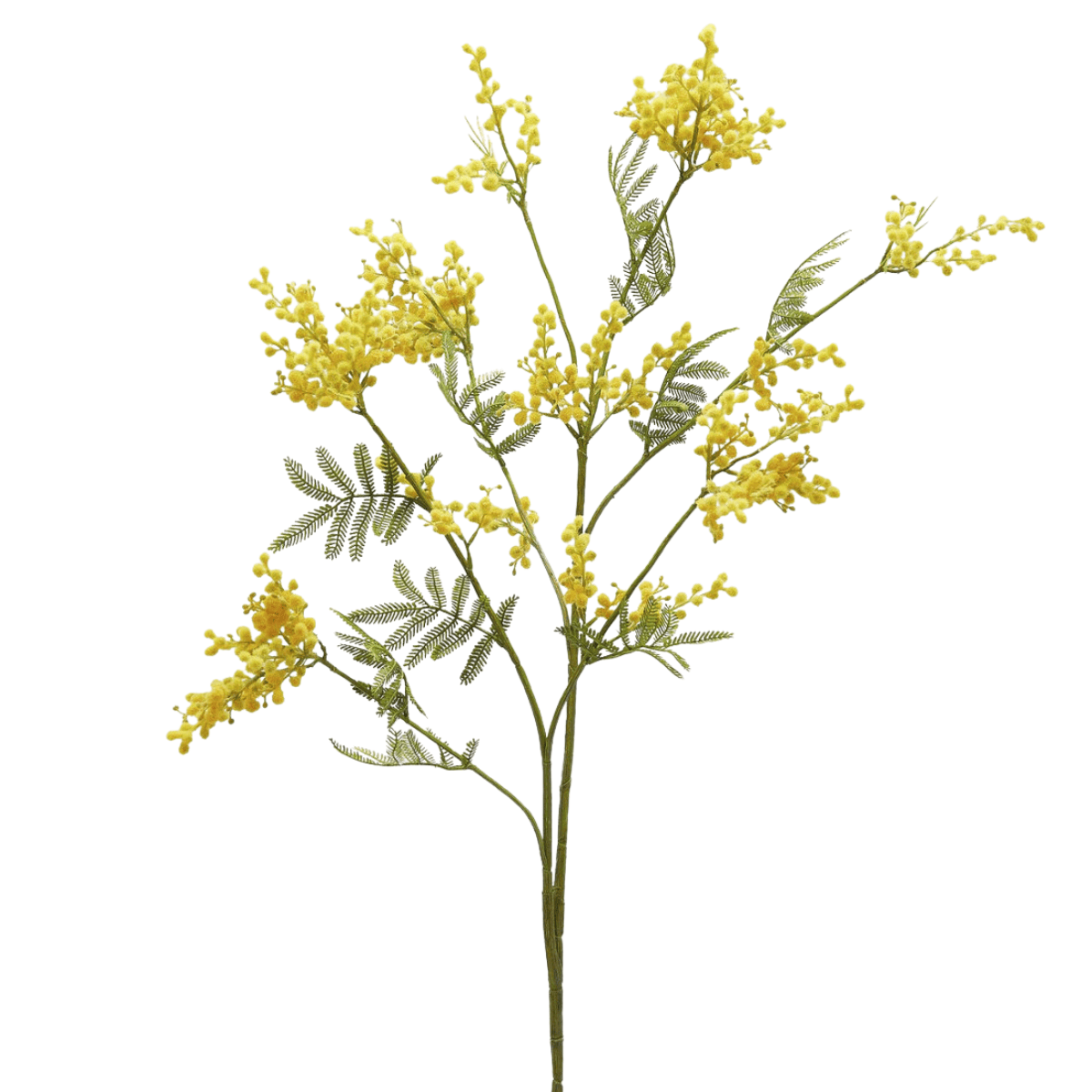 Artificial mimosa branch