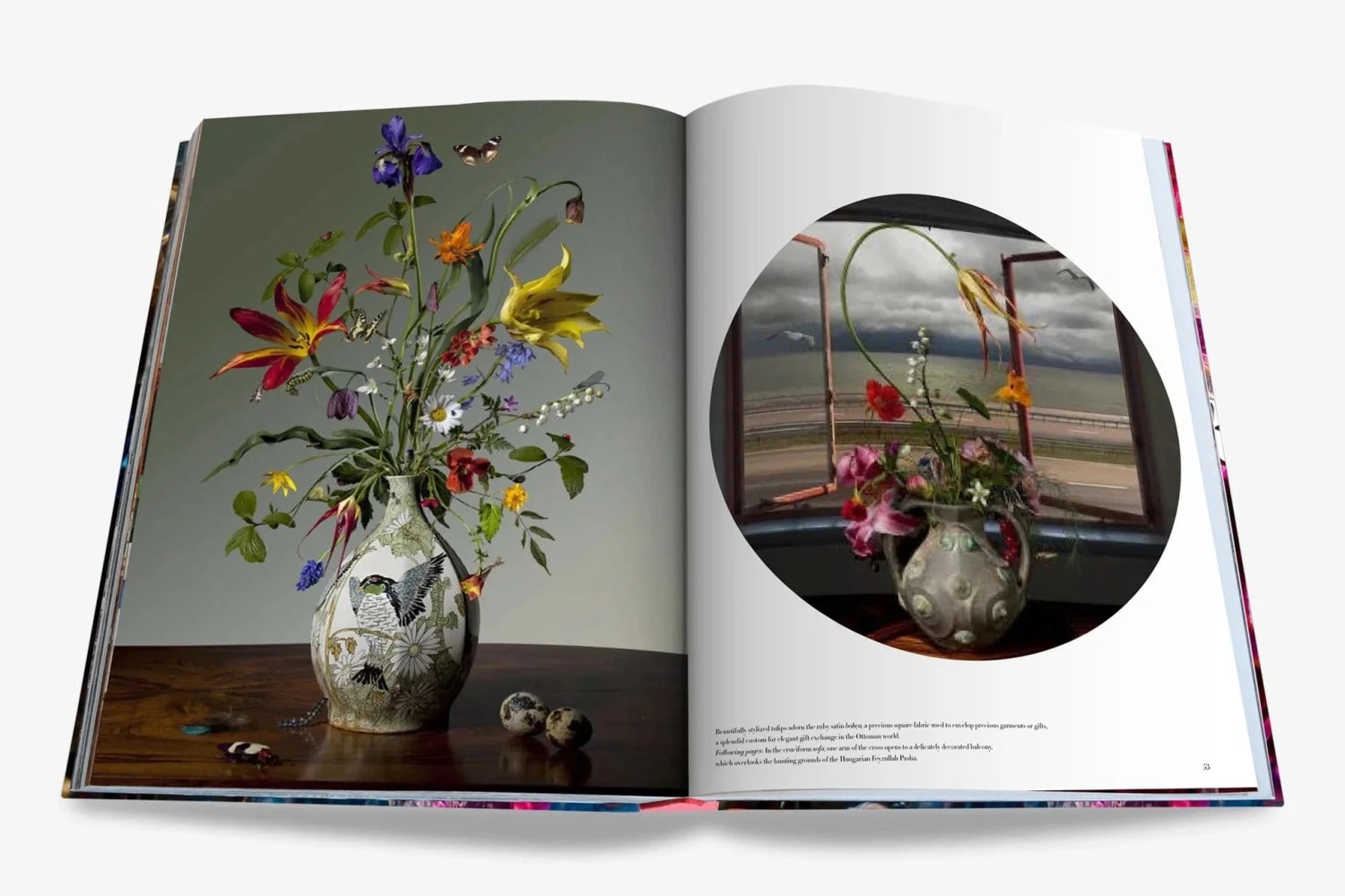 Assouline Flowers Art and Bouquets interior detail