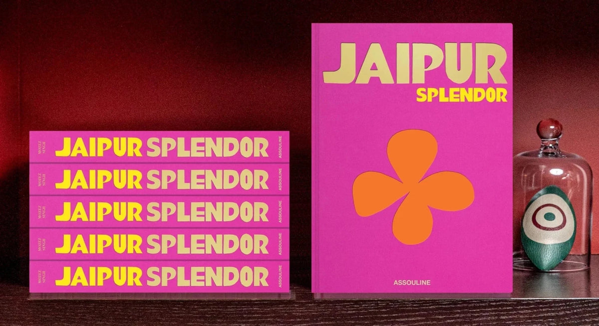 Assouline Jaipur Splendor coffee table book desktop