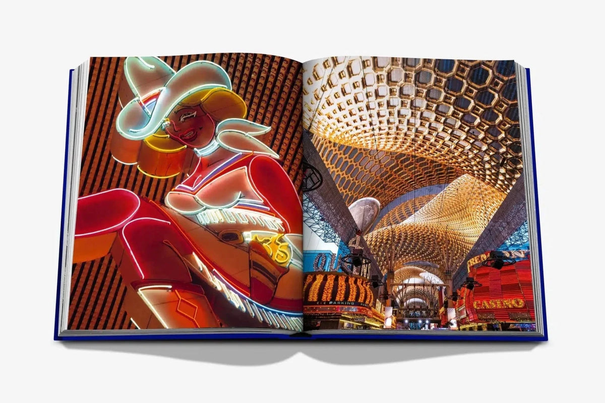 Assouline Las Vegas Magic open book pages