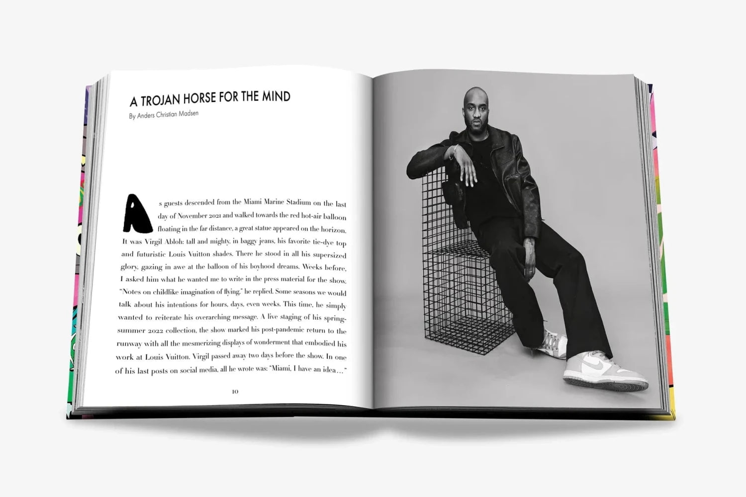 Assouline Louis Vuitton Virgil Abloh open book pages