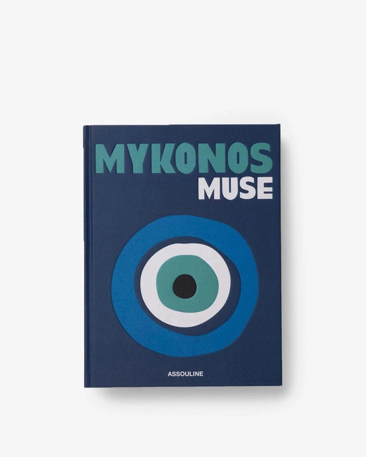Assouline Mykonos Muse coffee table book back cover