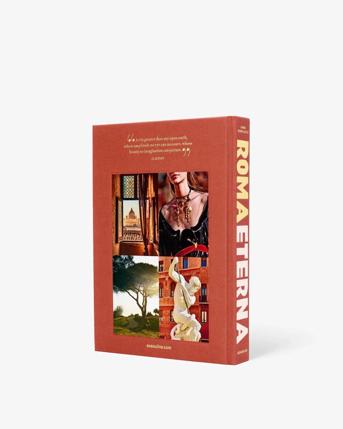 Assouline Roma Eterna coffee table book back cover