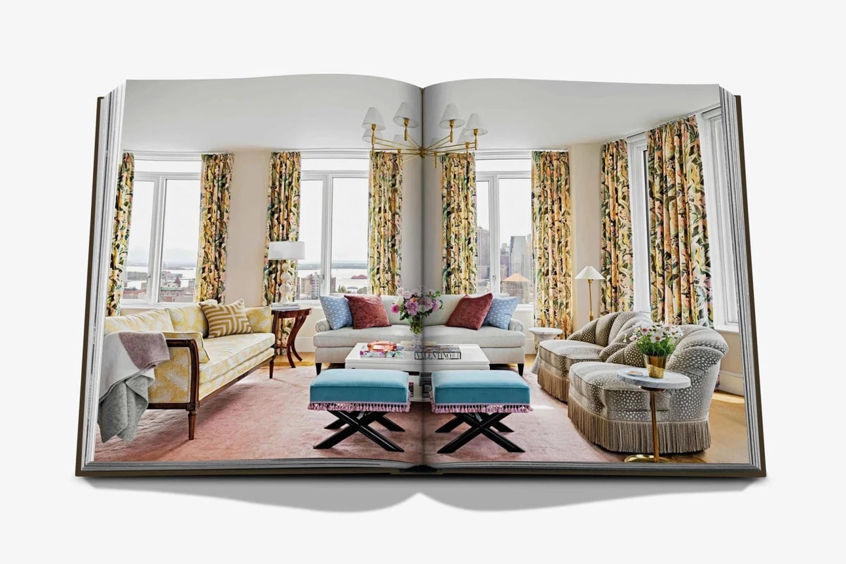 Assouline The Living Room interior pages detail