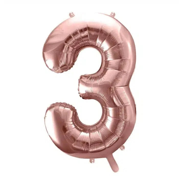 Cijfer '3' - Helium balloon