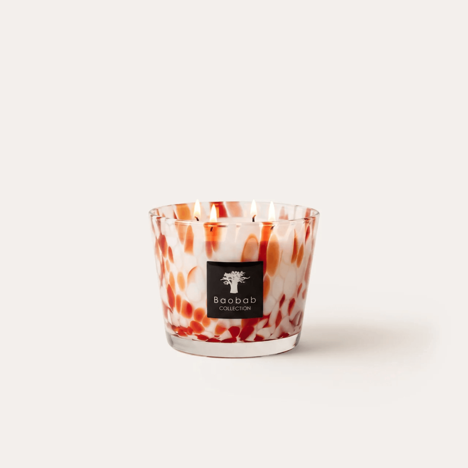 Baobab Scented Candle, Pearls Coral at Daily Flowers