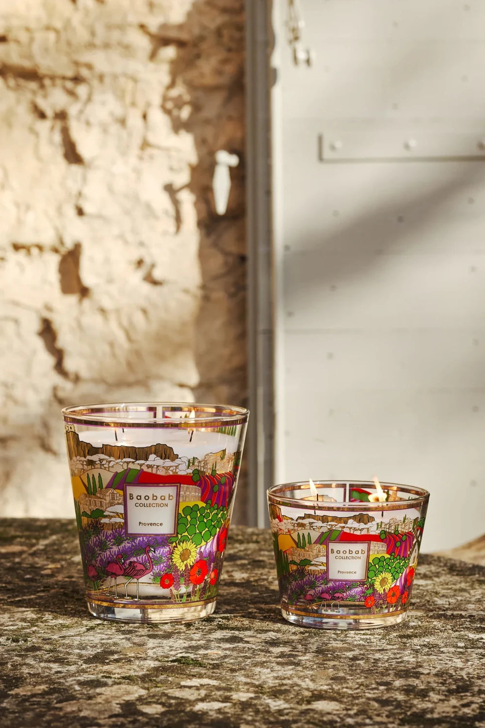Baobab Provence candle outdoor lifestyle