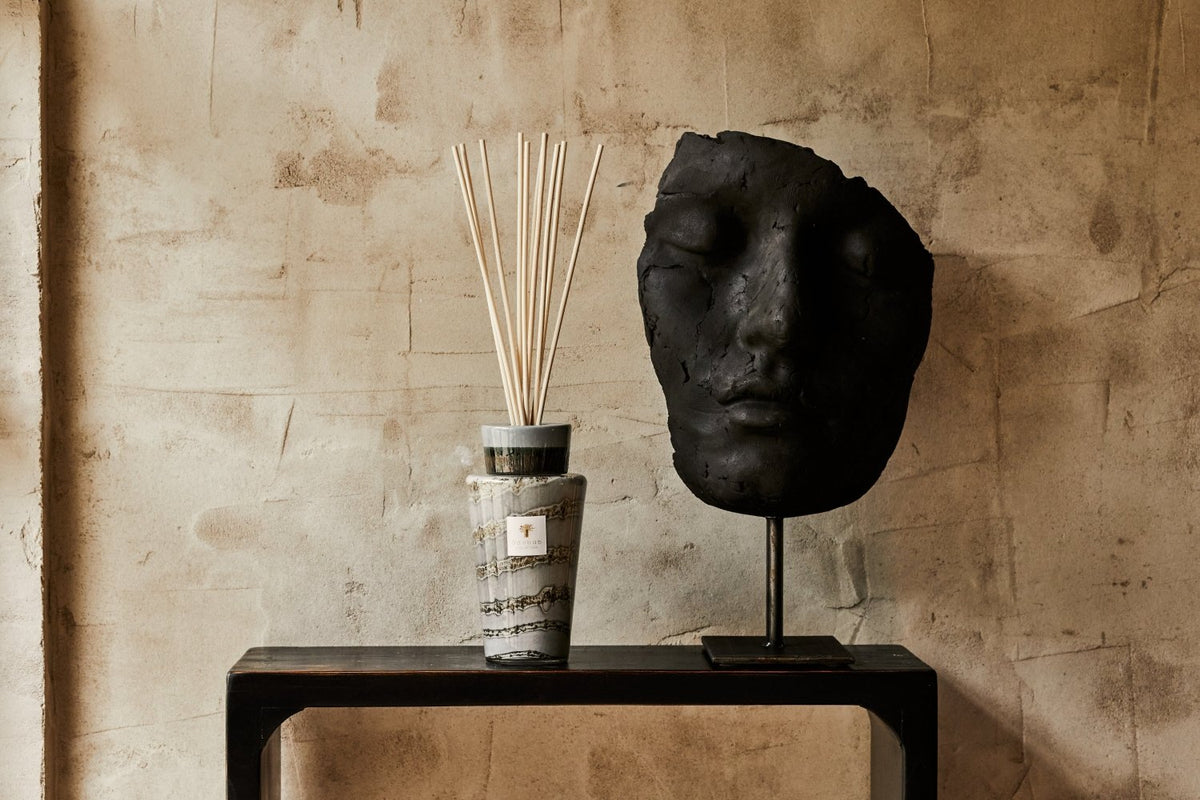 Baobab Sand Siloli Totem candle outdoor setting