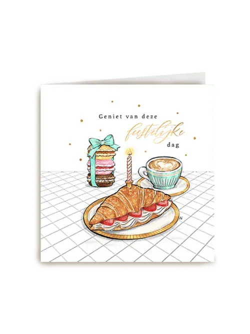 Luxurious Postcard - Feestelijke dag