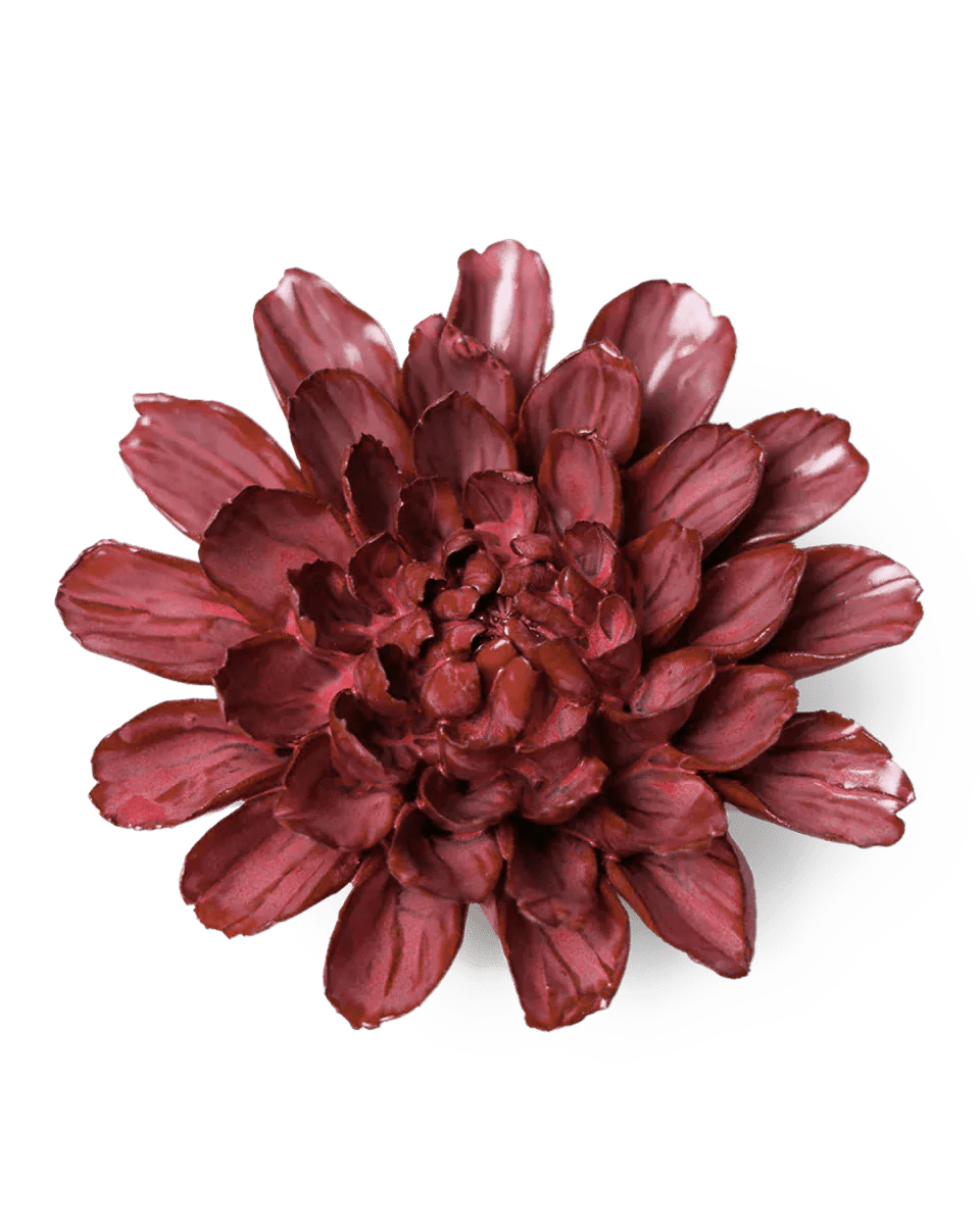 Blush Pink Star Dahlia ceramic flower