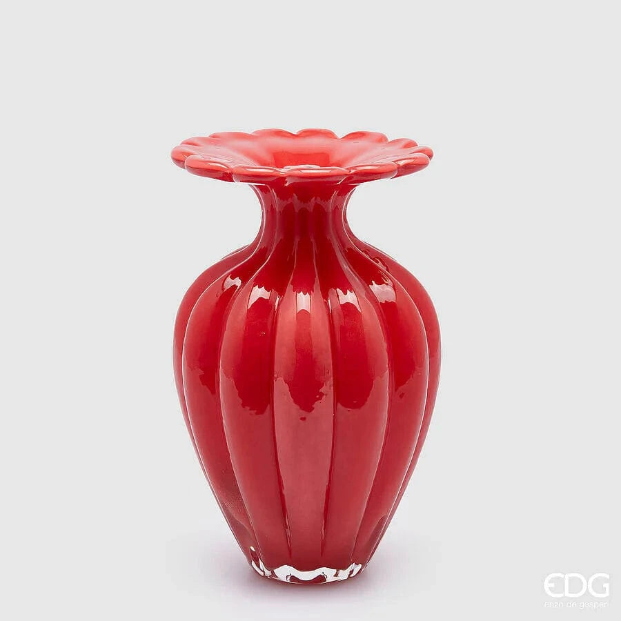 Vase blossom - red