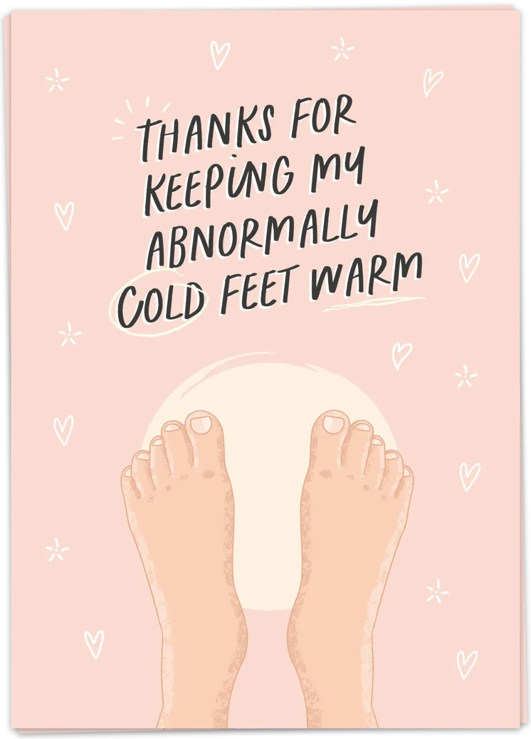 Fancy Postcard Cold feet
