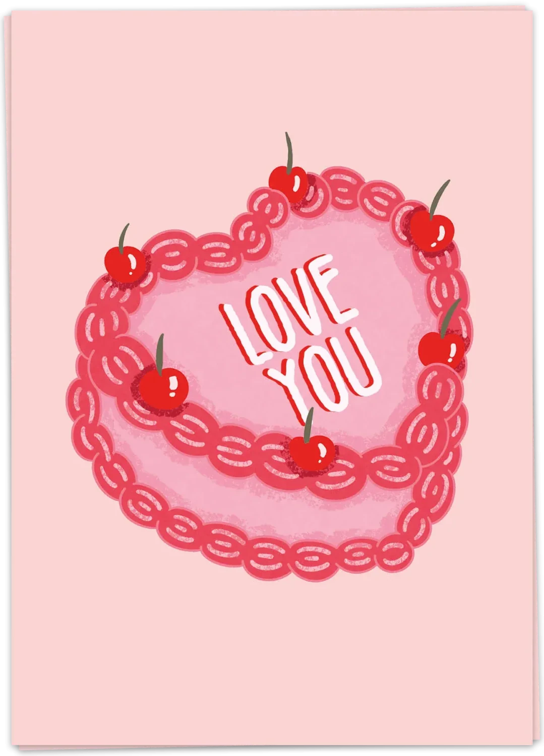 Fancy Postcard Love Cake