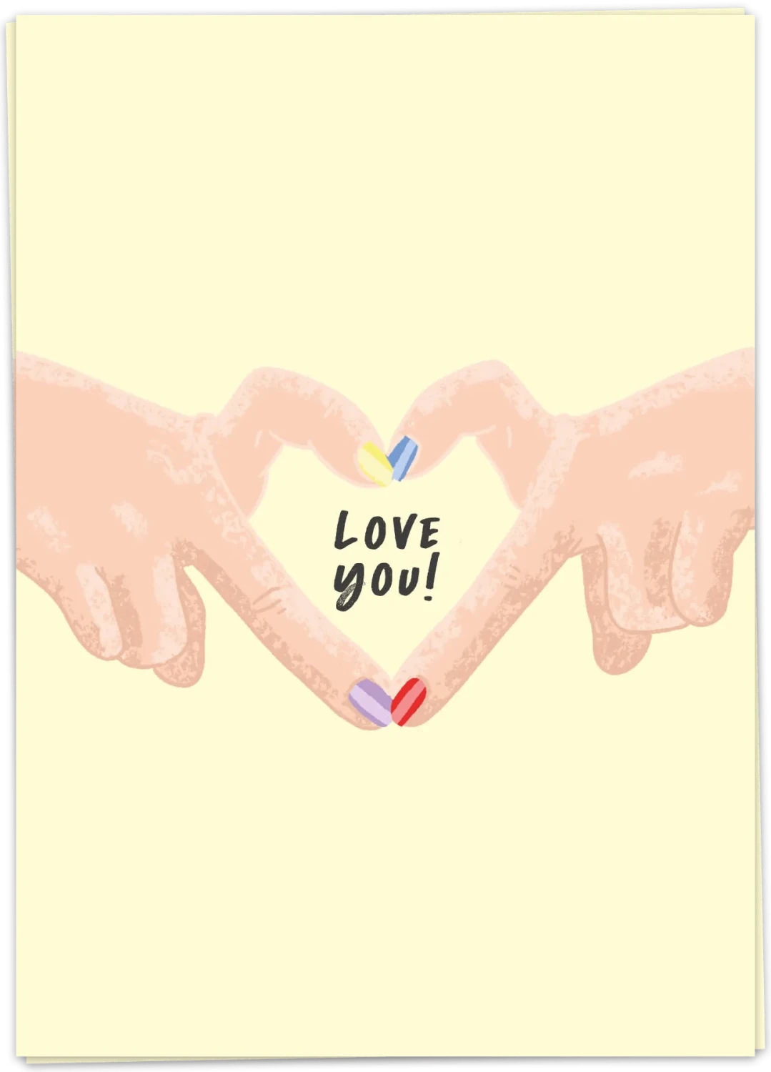 Fancy Postcard Love You