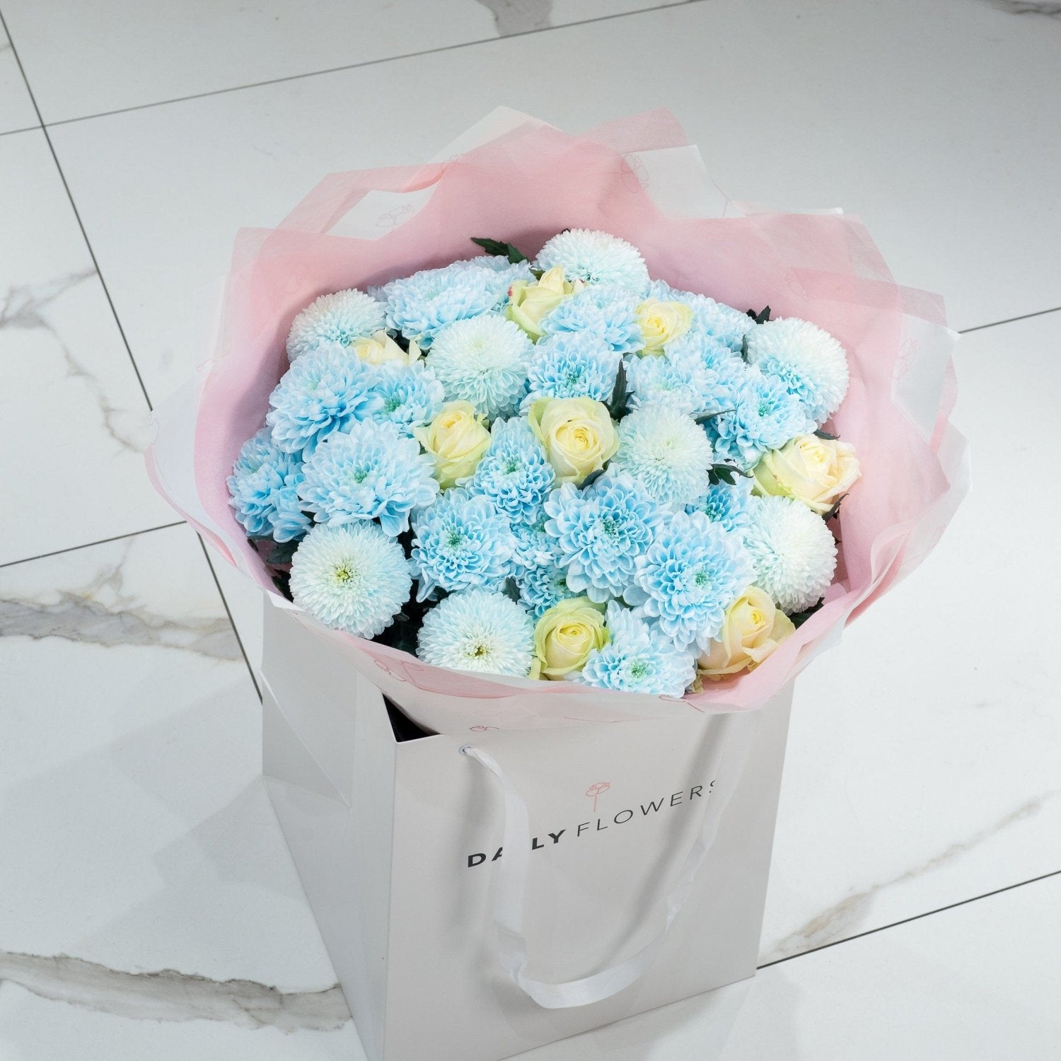 Frozen Fairytale Flowers bouquet hero Daily Flowers