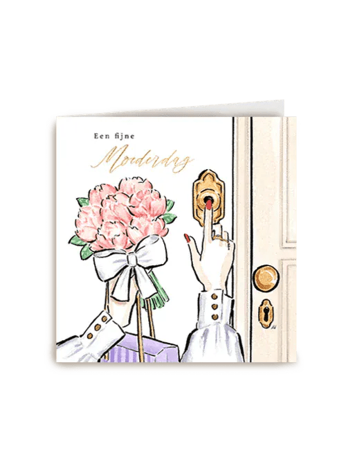 Luxurious Postcard Moederdag greeting card