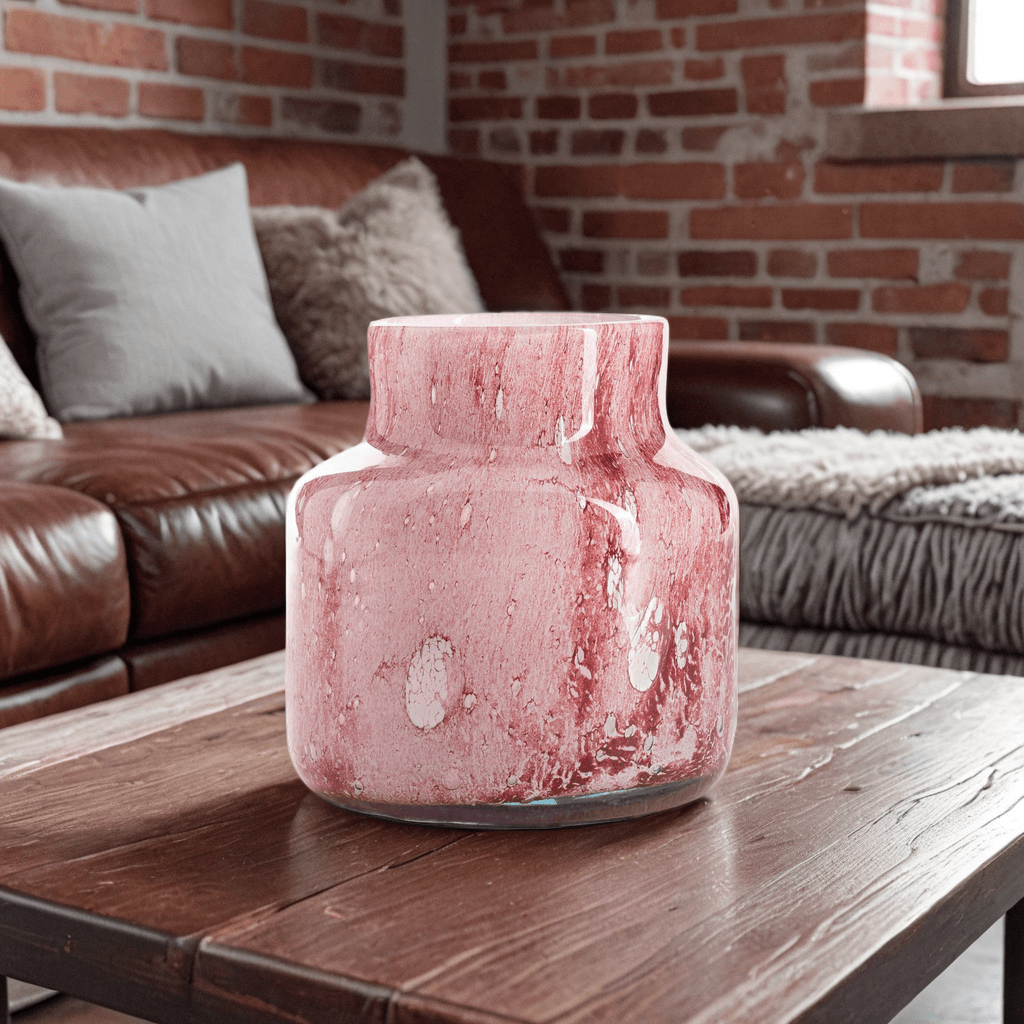Paxe vase, Rosado small, glass vase by Daily Flowers