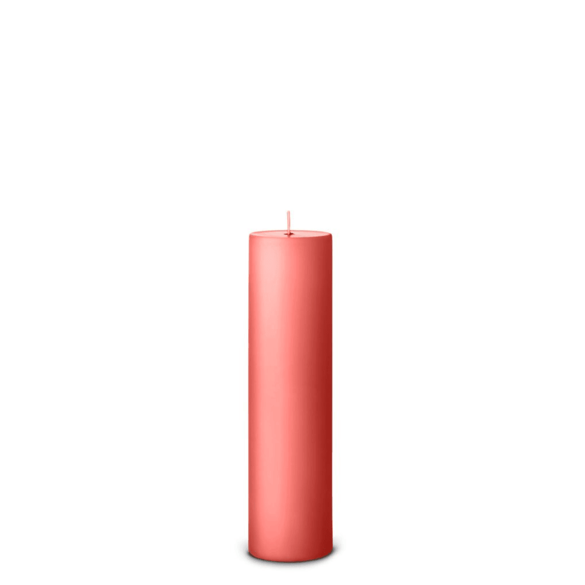 Coral Reef pillar candle side view