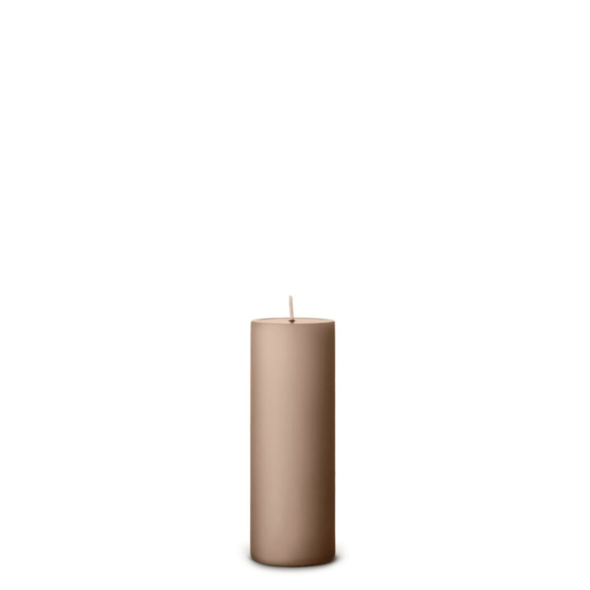Soft Clay pillar candle