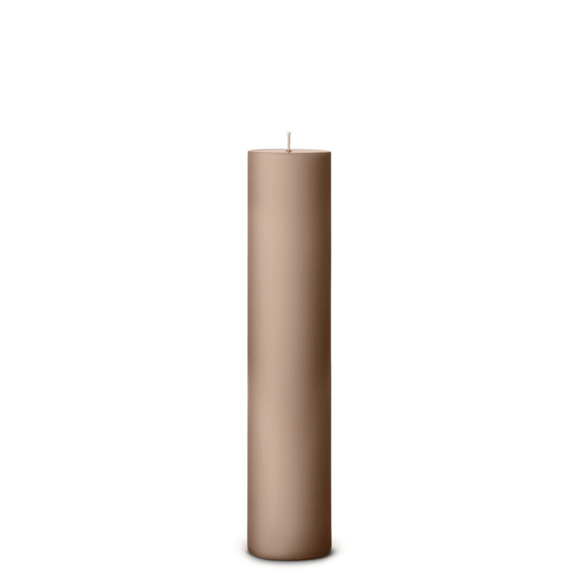 Soft Clay pillar candle detail