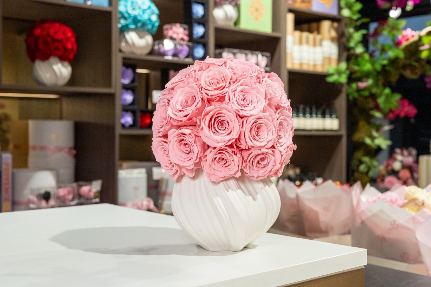 Preserved Rose Bowl packaging Daily Flowers