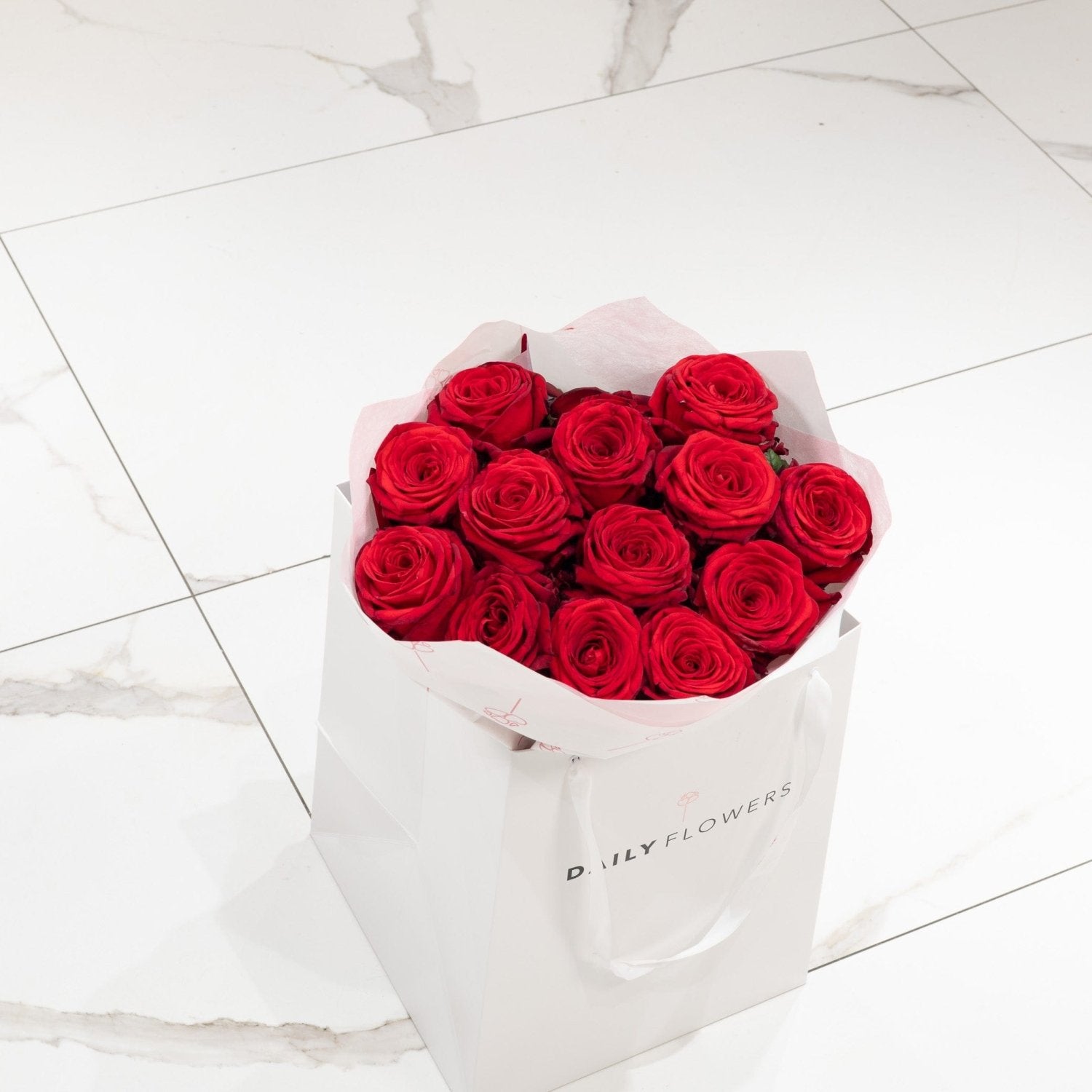 Red Roses bouquet by Daily Flowers