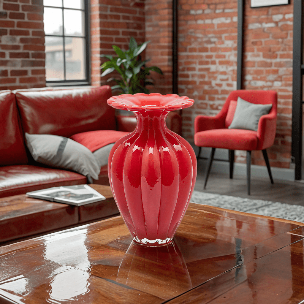 Blossom red flower vase Daily Flowers